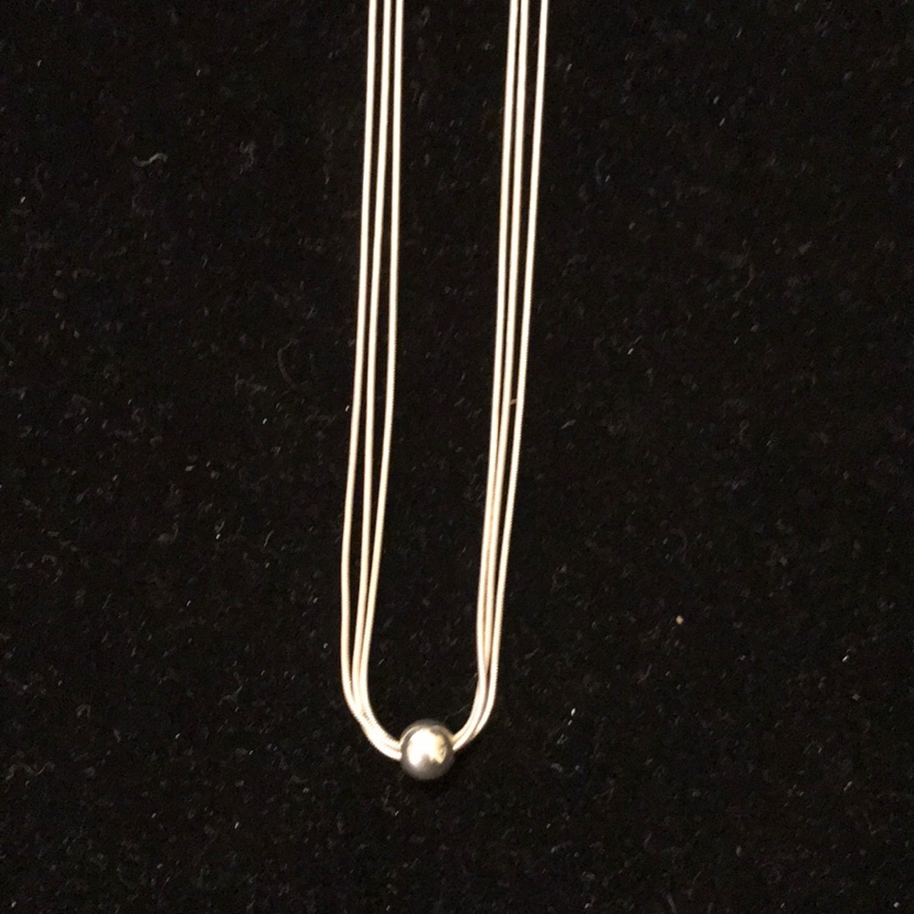 Silpada silver necklace.